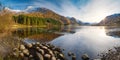 Norwegian autumn landscape Royalty Free Stock Photo